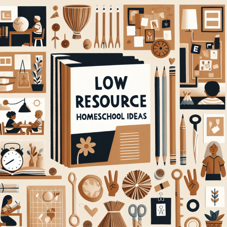 Low-Resource Homeschool Lesson Ideas