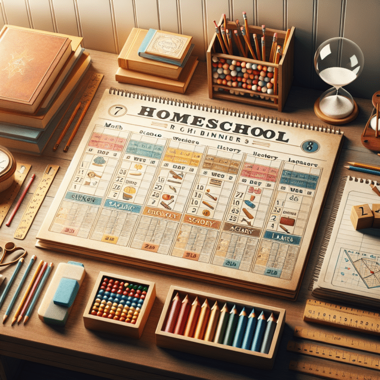Weekly Homeschool Schedule for Beginners