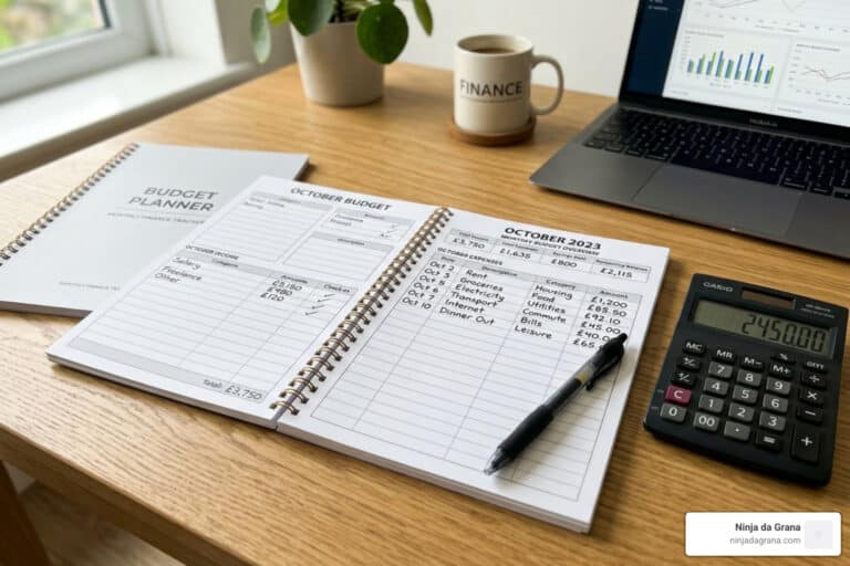 a4 budget planner