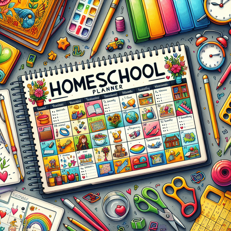 Weekly Homeschool Planner for Parents