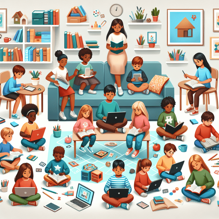 Efficient Approach to Teaching Multiple Kids at Home