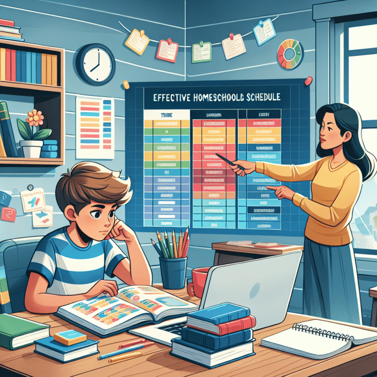Creating an Effective Homeschooling Schedule