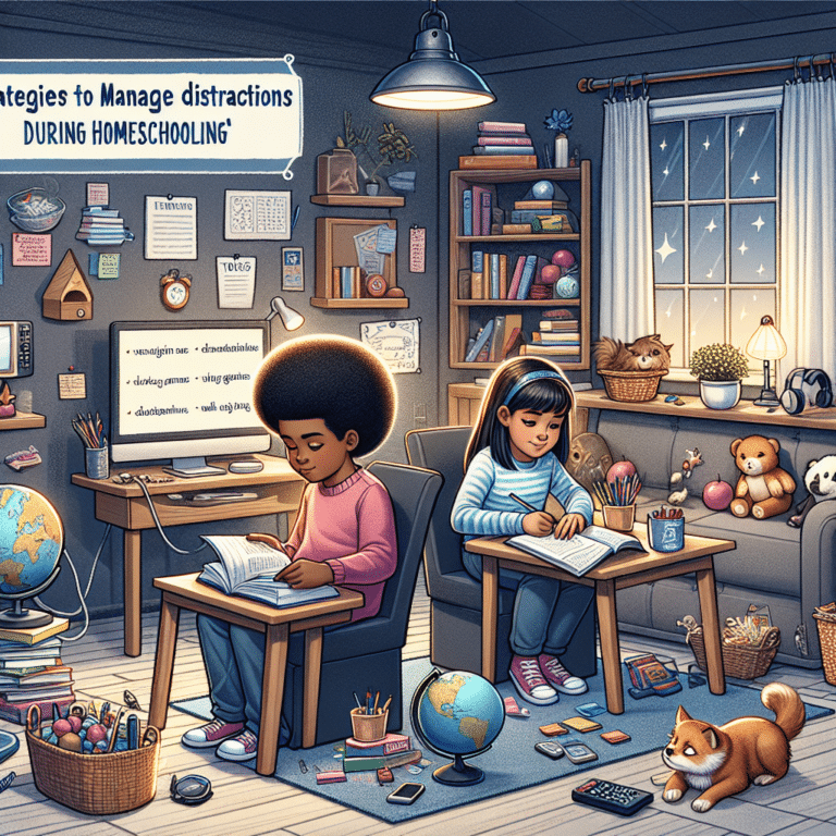 Strategies to Manage Distractions During Homeschooling